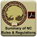 Click to Click to view, download or print the Summary of NC Rules & Regs